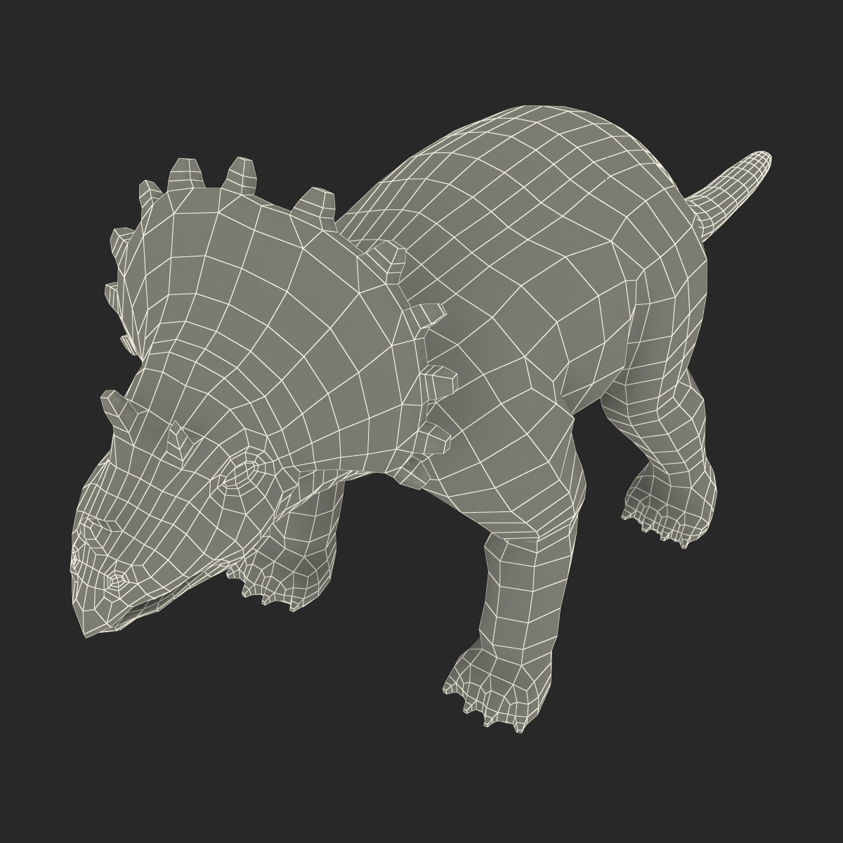 Dinosaur Toy Triceratops 3D model