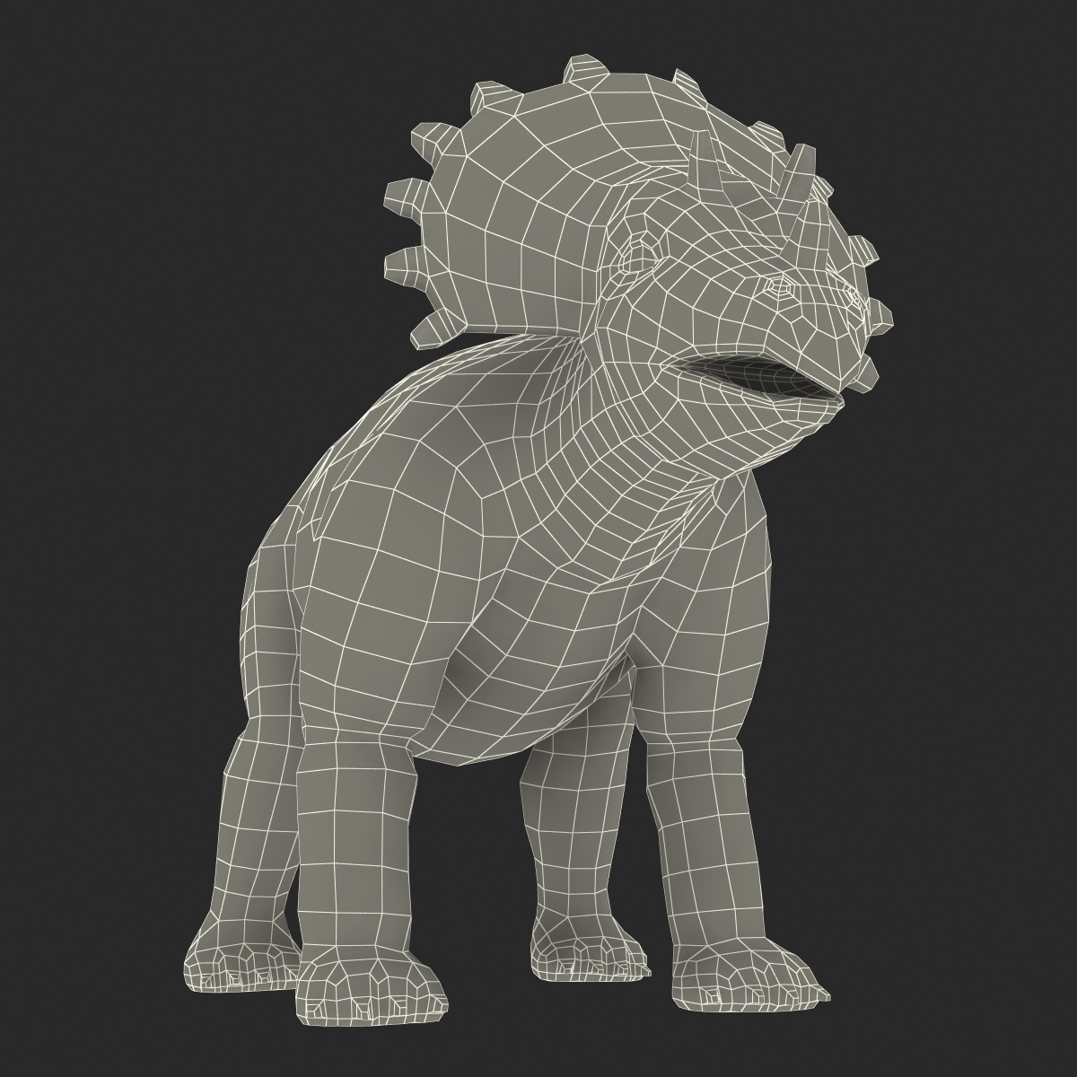 Dinosaur Toy Triceratops 3D model