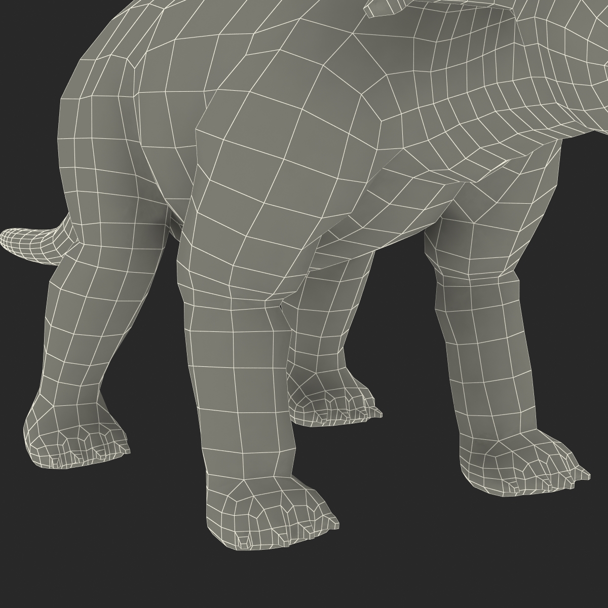 Dinosaur Toy Triceratops 3D model