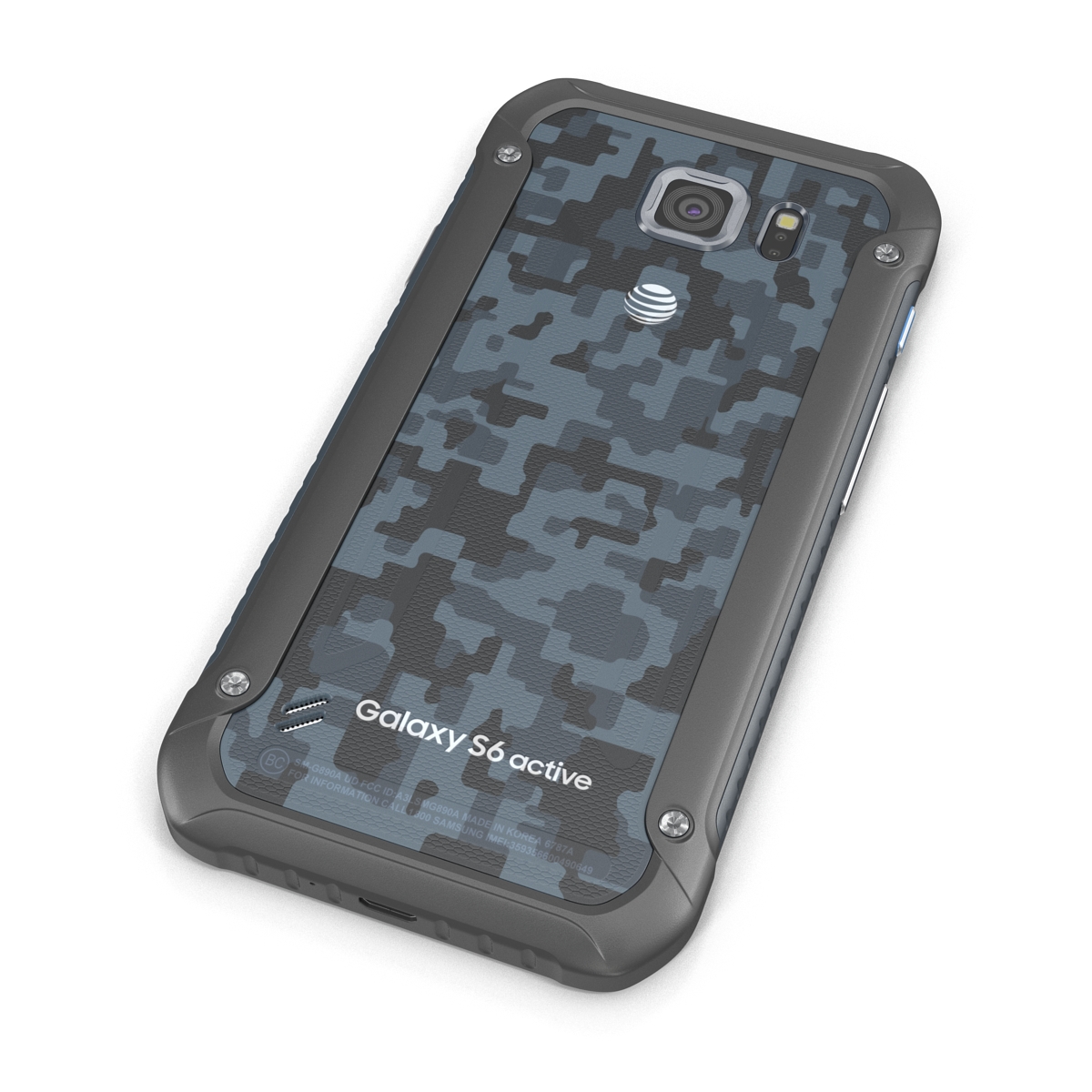 Samsung Galaxy S6 Active Blue 3D model