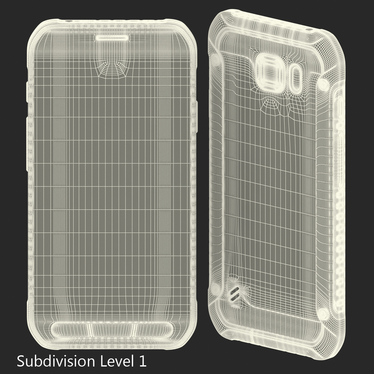 Samsung Galaxy S6 Active Blue 3D model