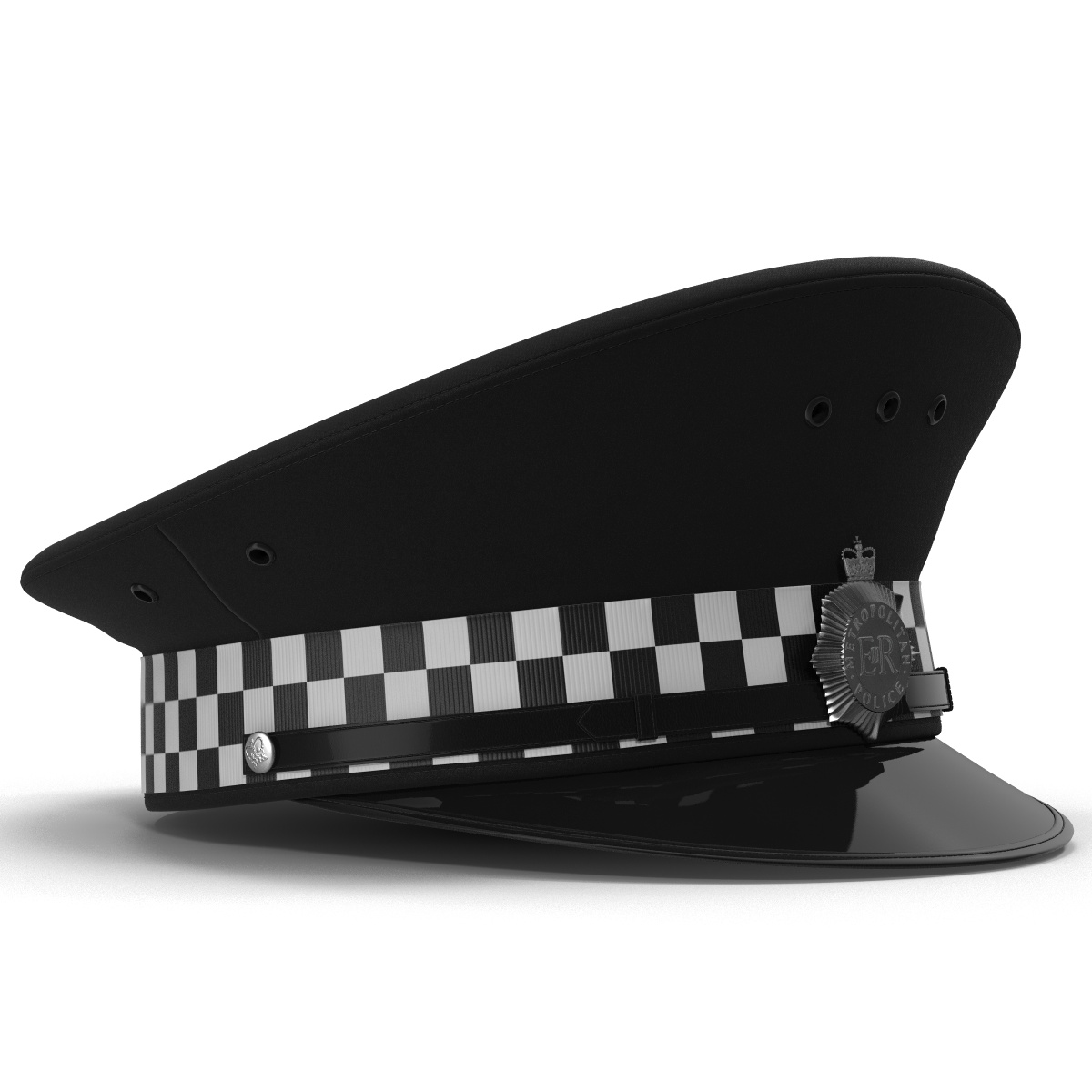 3D model Uk Police Cap 2