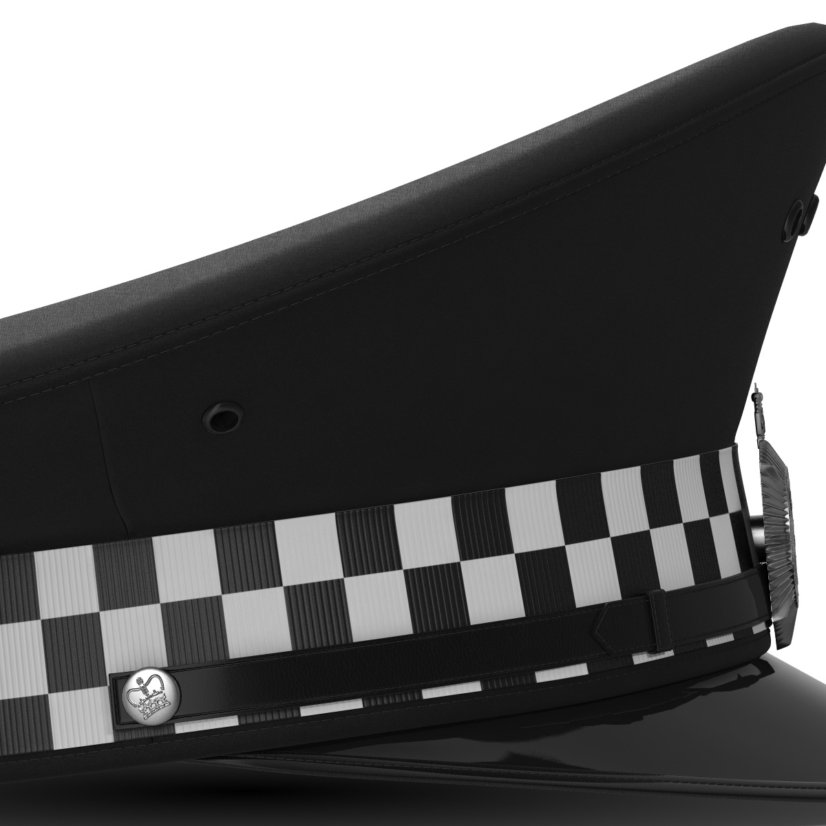 3D model Uk Police Cap 2