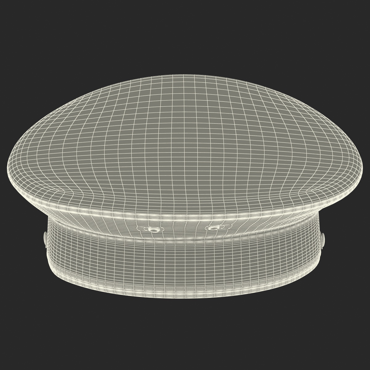 3D model Uk Police Cap 2