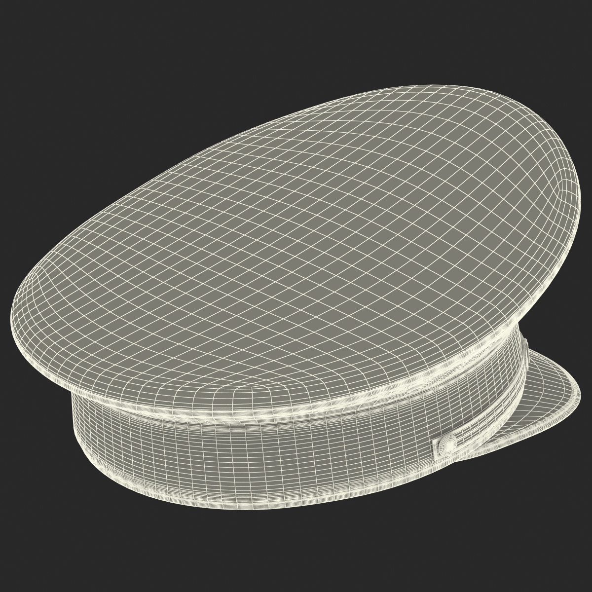 3D model Uk Police Cap 2