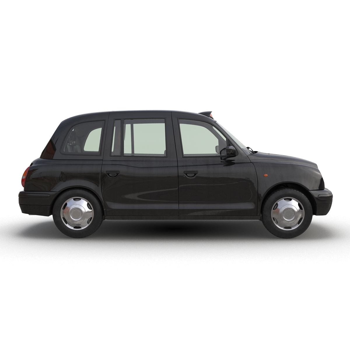 3D London Cab TX1 Rigged