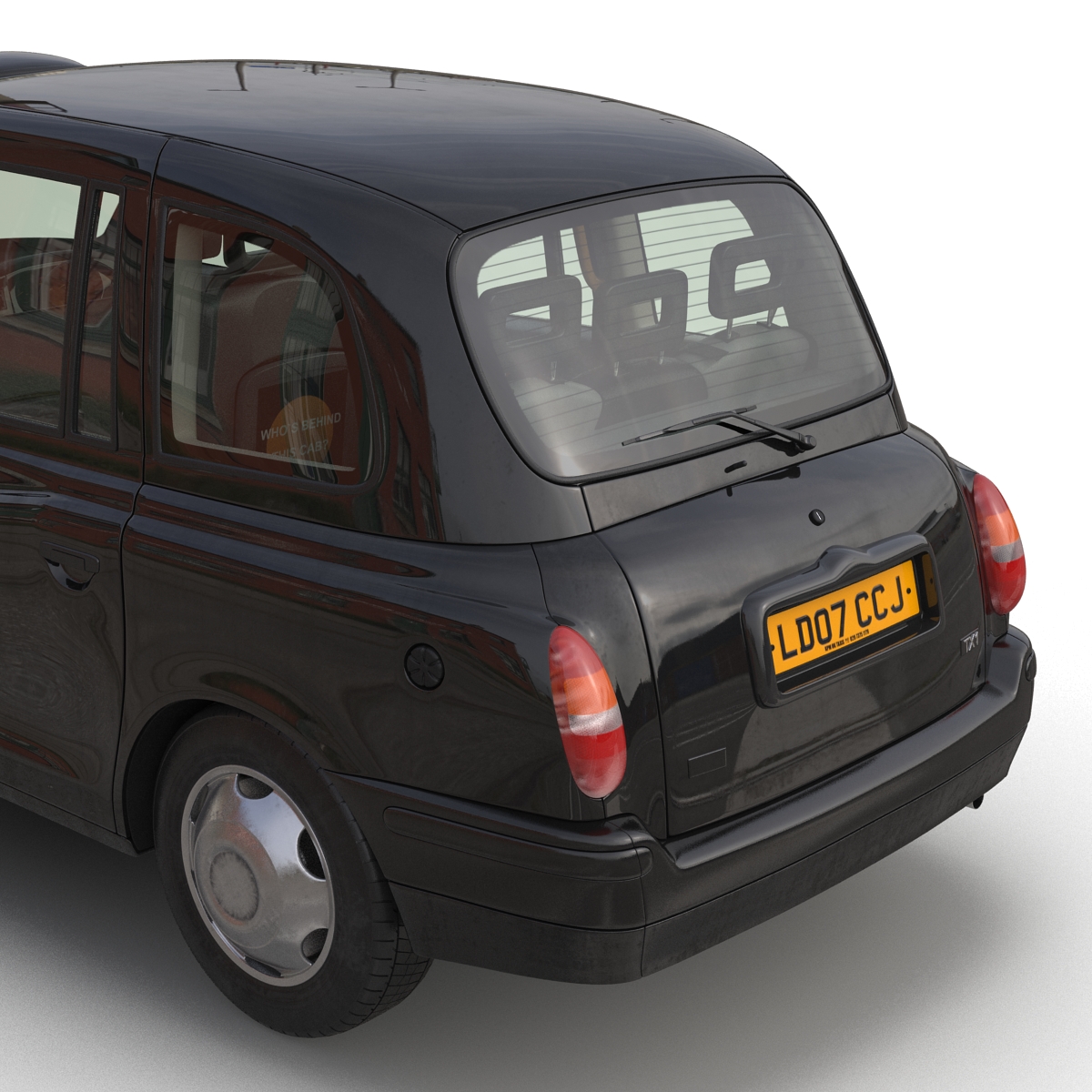 London Cab TX1 3D model