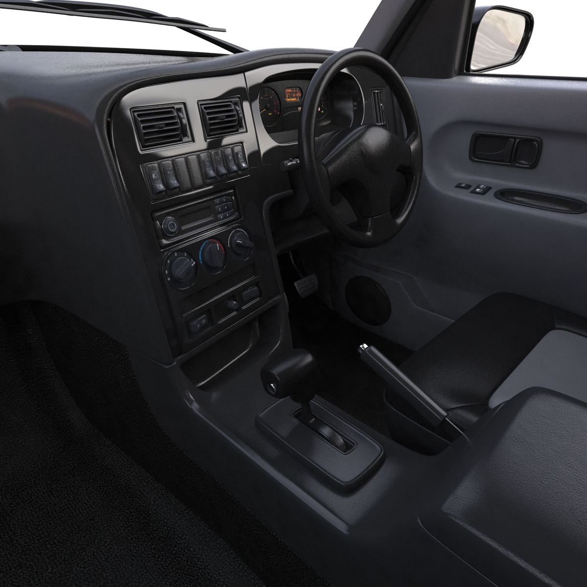 London Cab TX1 3D model