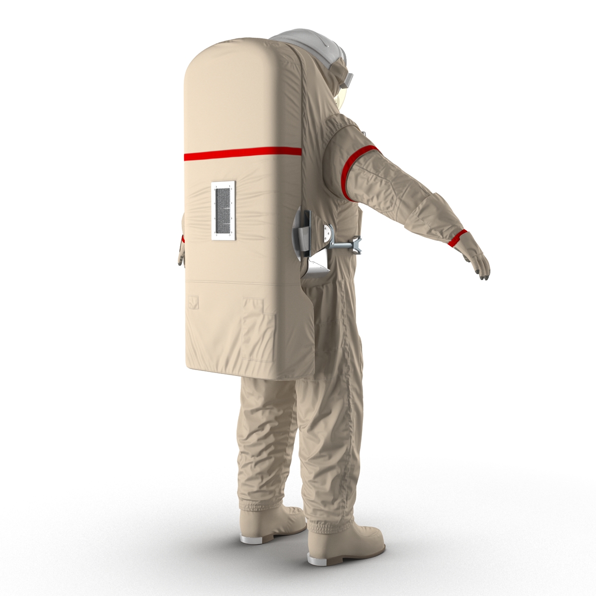 3D Chinese Space Suit Feitian Rigged model