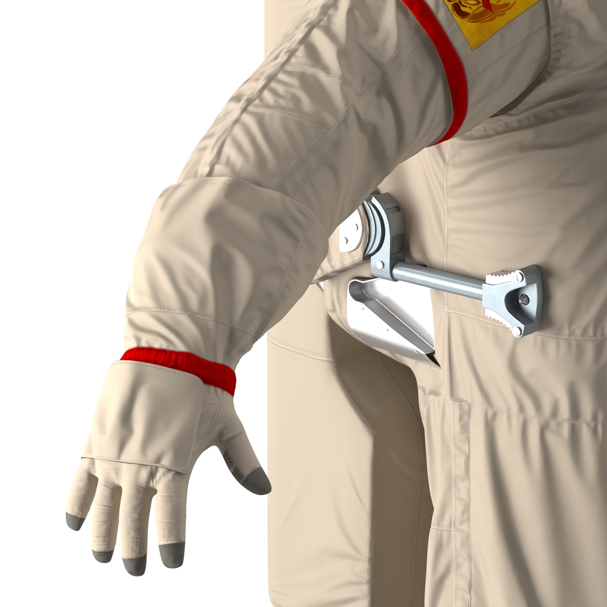 3D Chinese Space Suit Feitian Rigged model