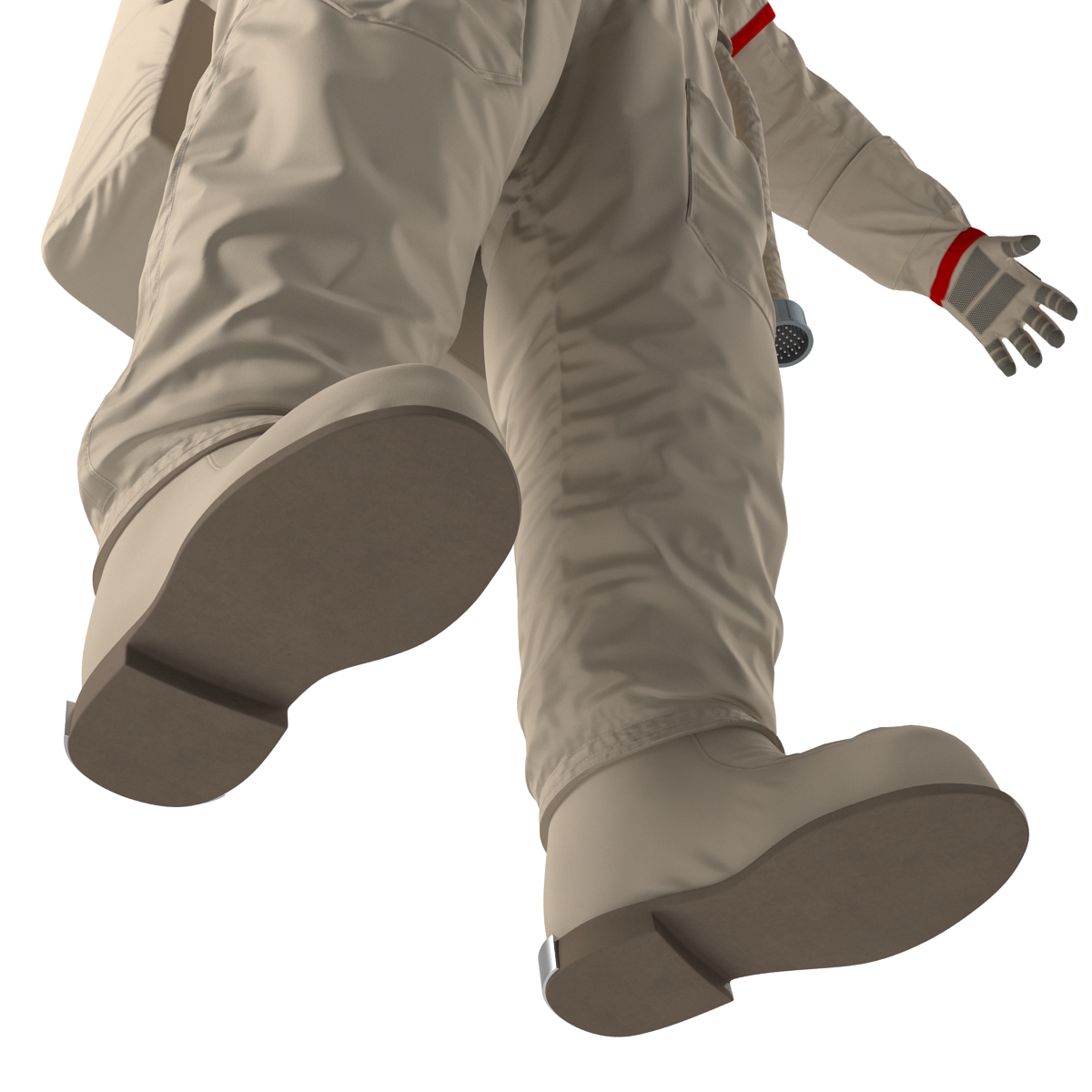 3D Chinese Space Suit Feitian Rigged model