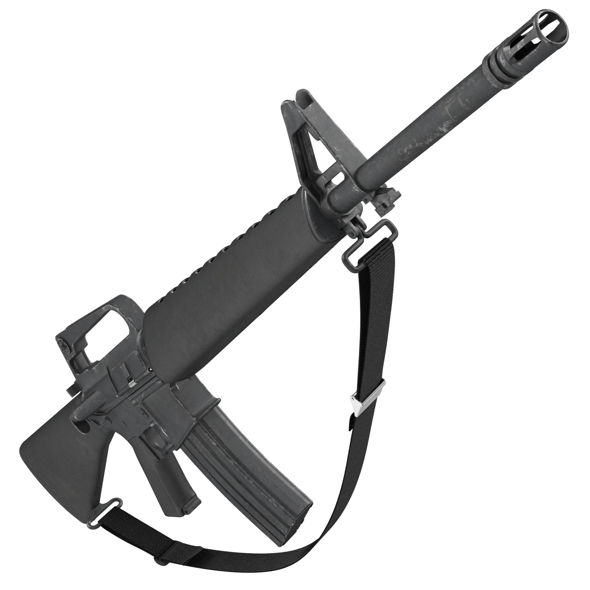 Assault Rifle M16 2 3D model