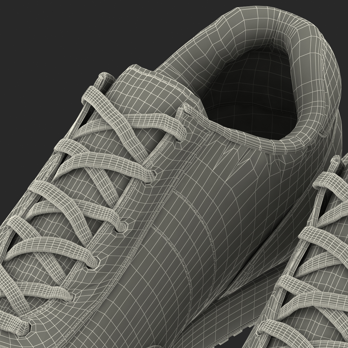 Sneakers 3 Red 3D model