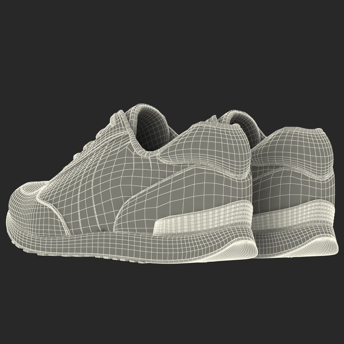 Sneakers 3 Yellow 3D