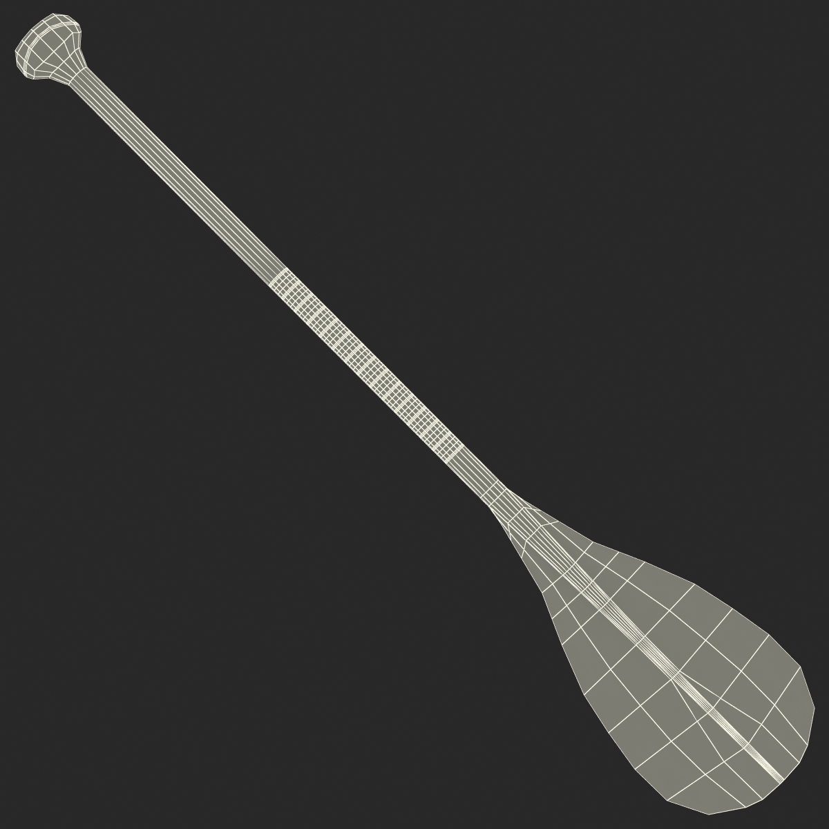 Canoe Paddle 3D