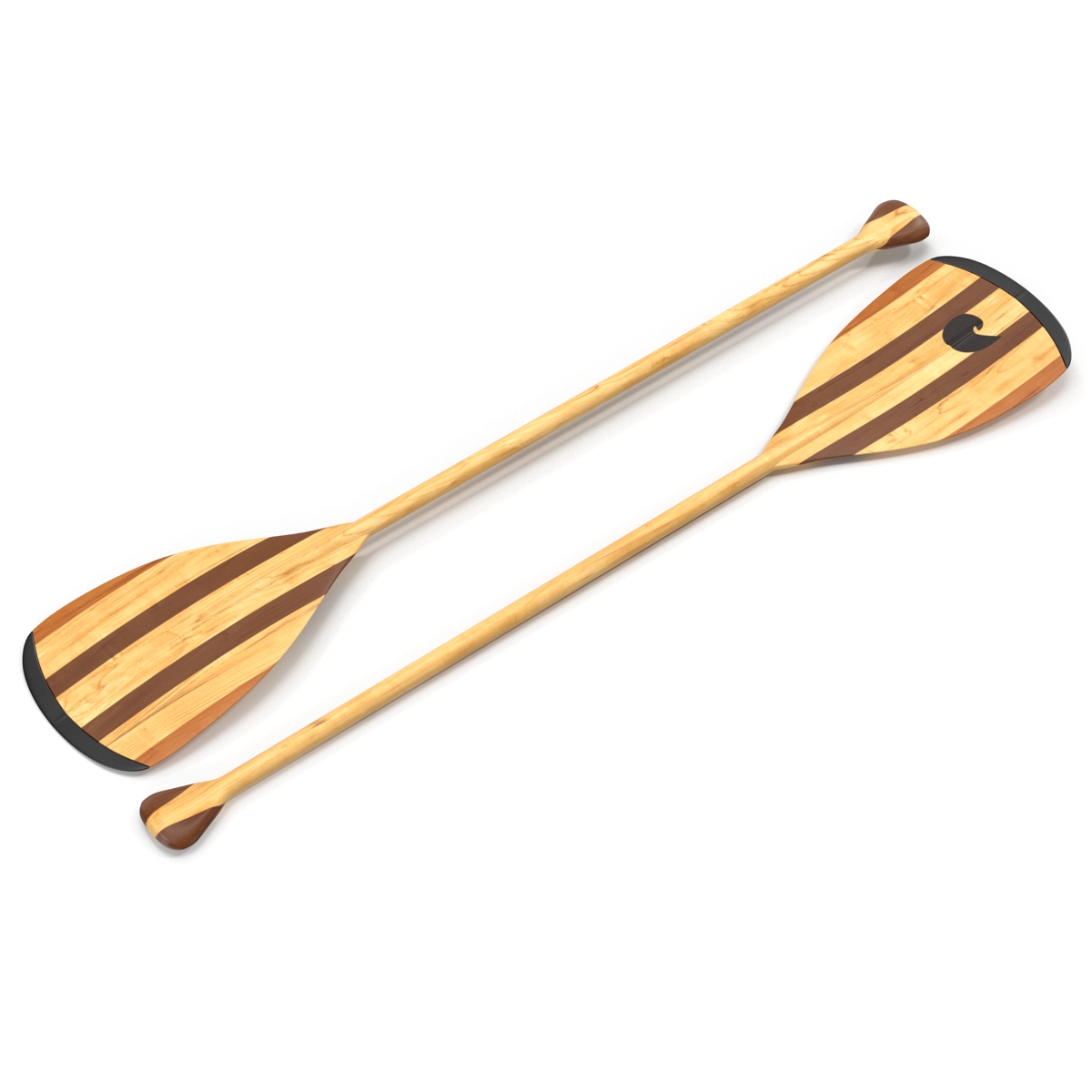 Canoe Paddle 2 3D model