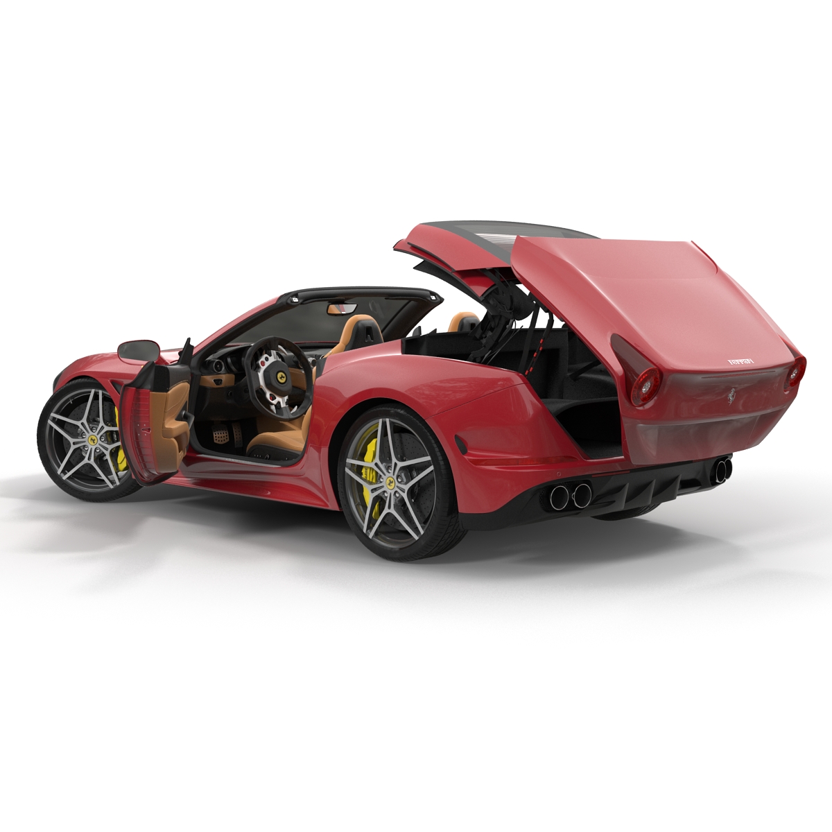 Ferrari California T 2015 Rigged 3D