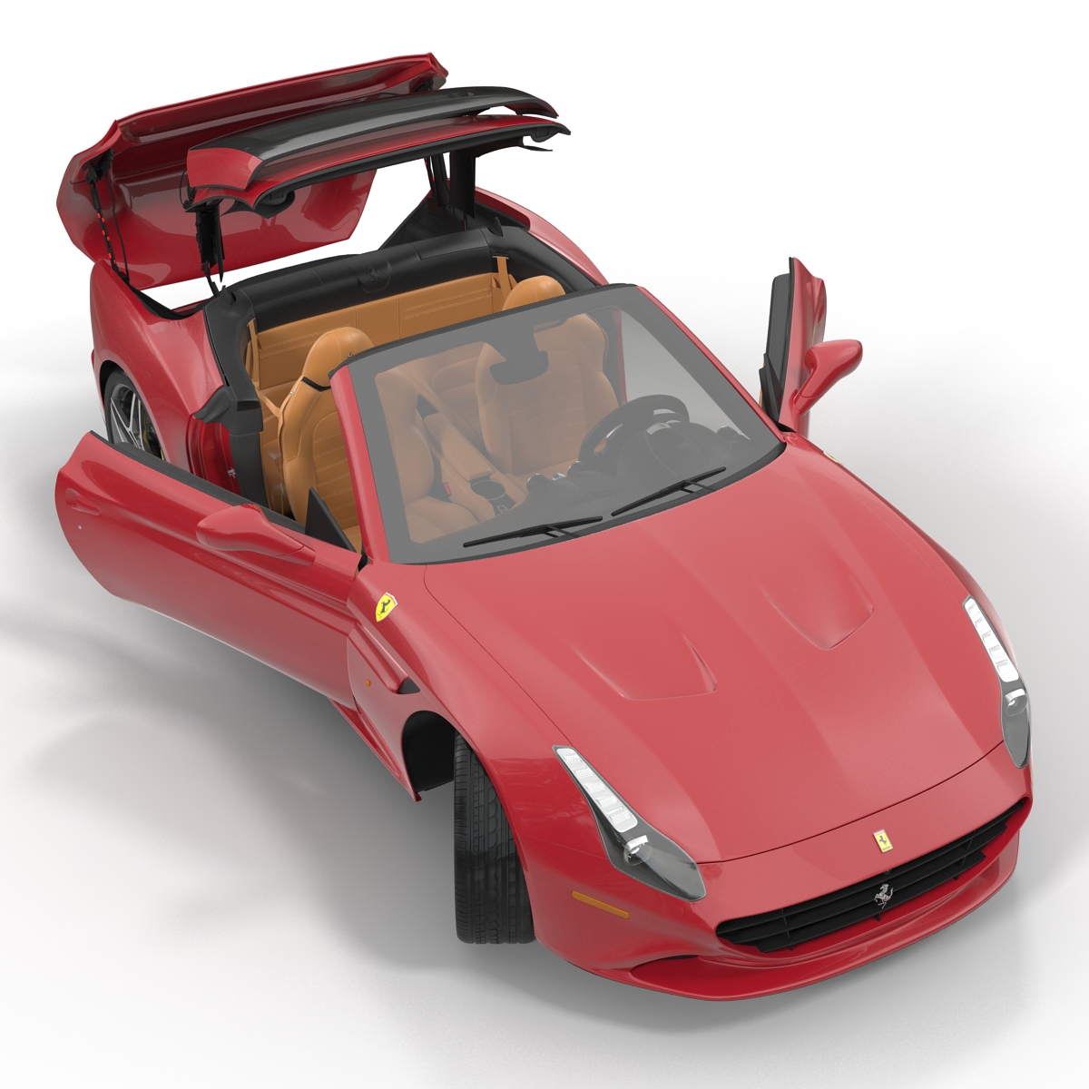 Ferrari California T 2015 Rigged 3D