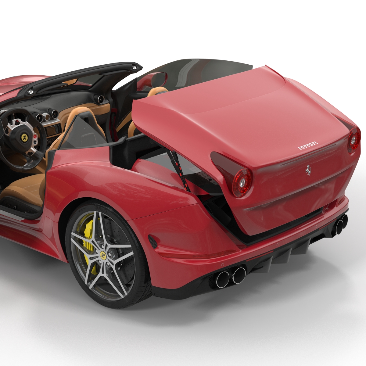 Ferrari California T 2015 Rigged 3D