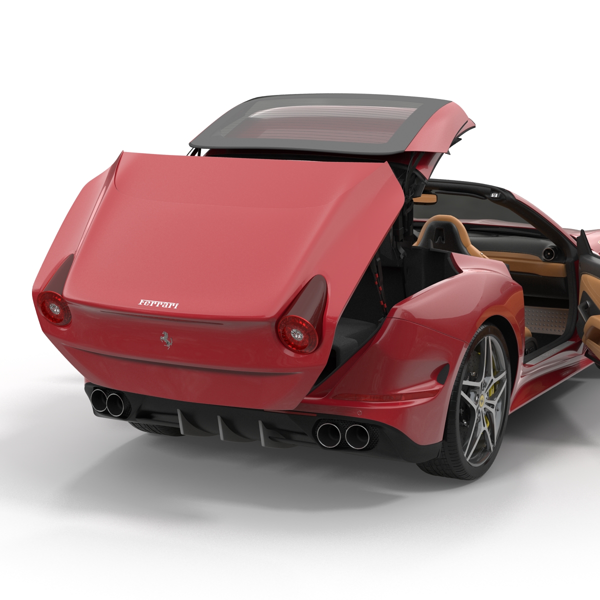 Ferrari California T 2015 Rigged 3D