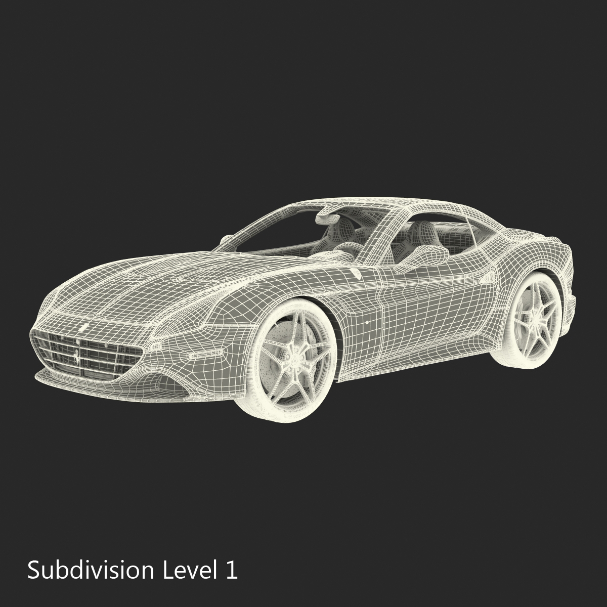 Ferrari California T 2015 Rigged 3D