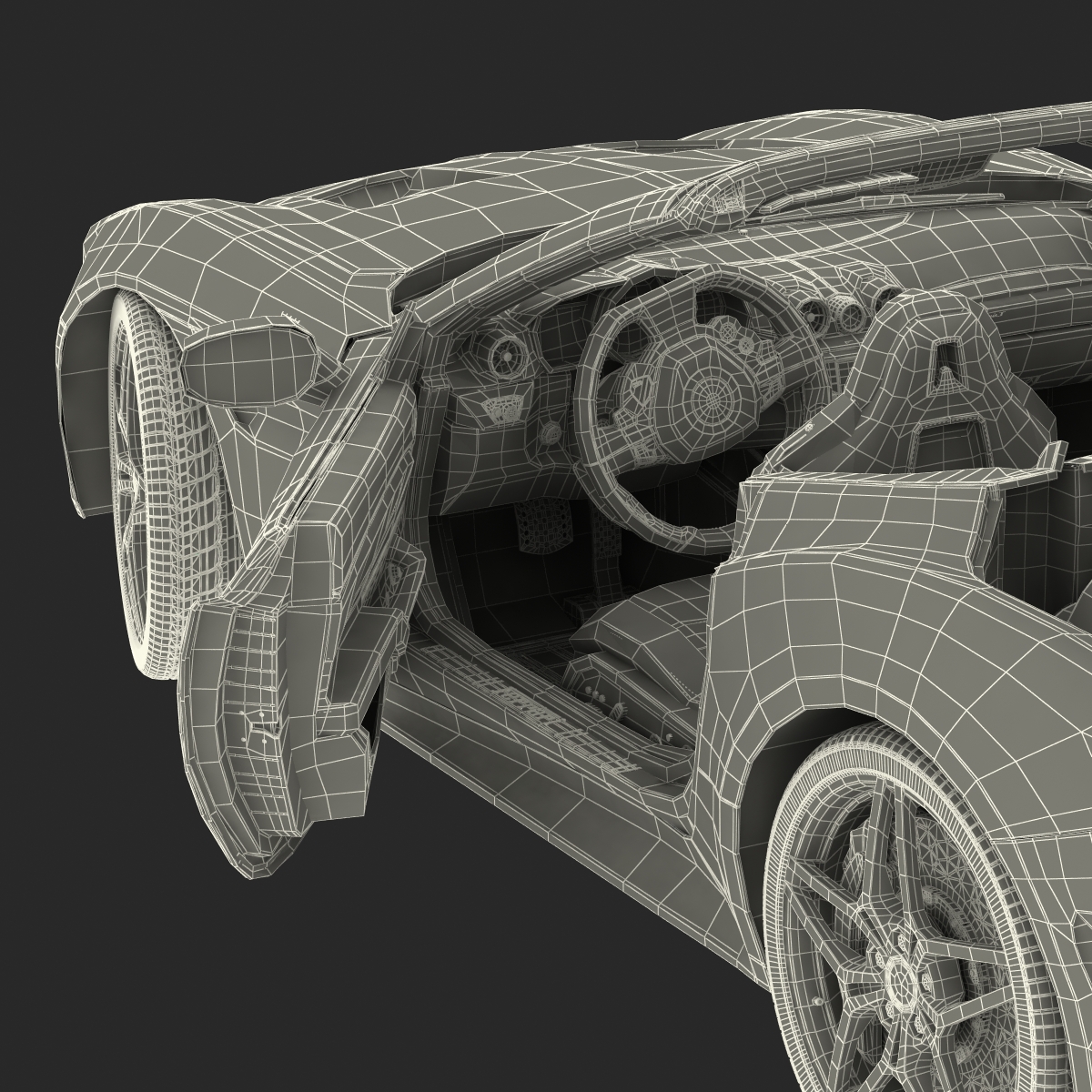 Ferrari California T 2015 Rigged 3D