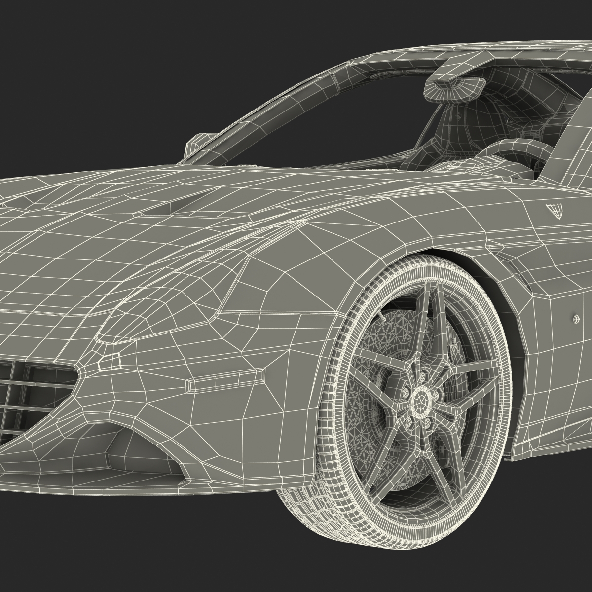 Ferrari California T 2015 Rigged 3D