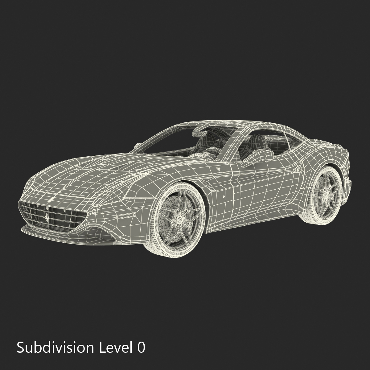 3D model Ferrari California T 2015