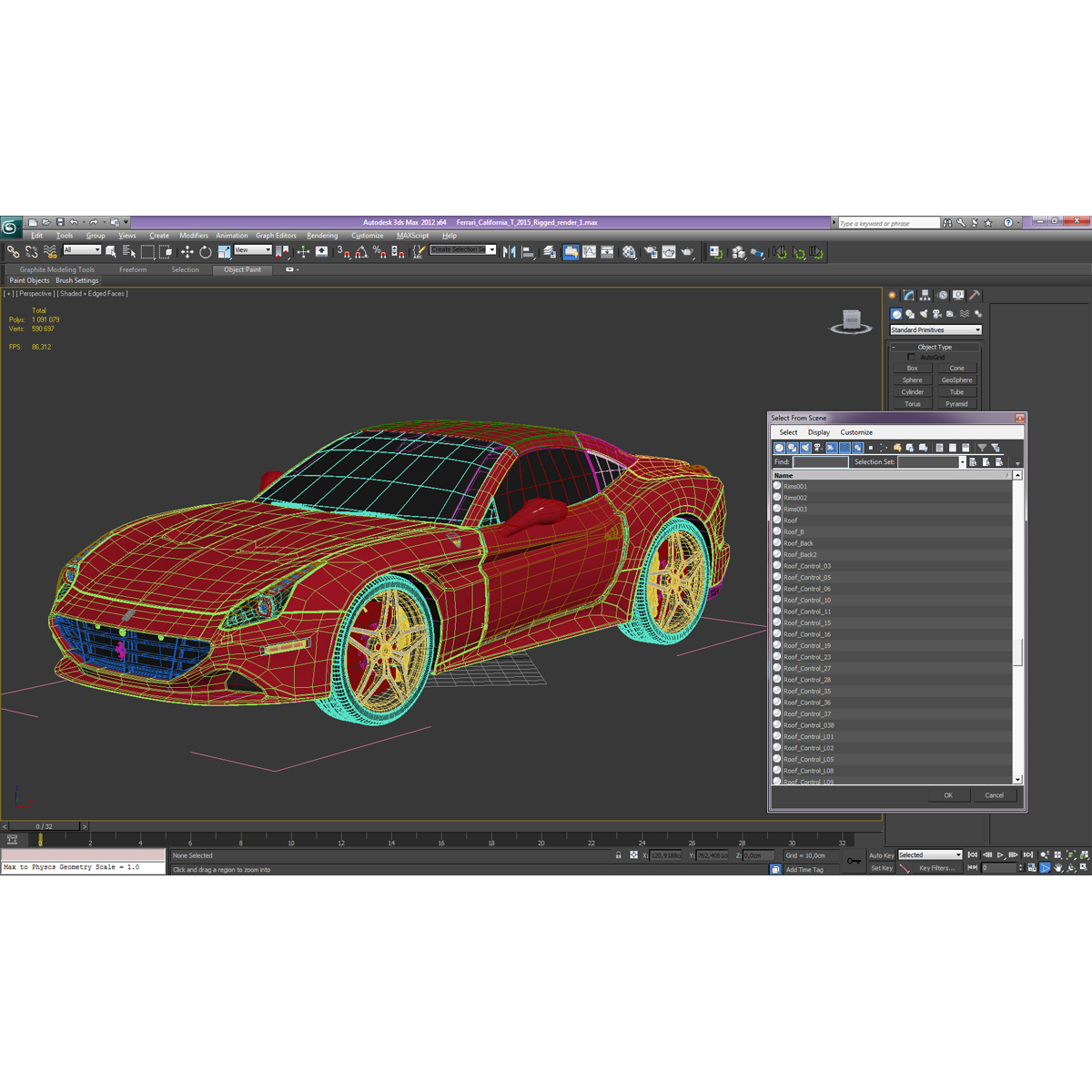 3D model Ferrari California T 2015