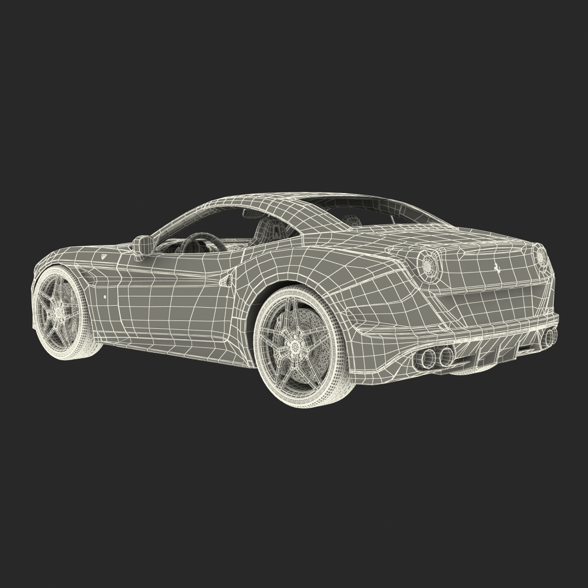 3D model Ferrari California T 2015