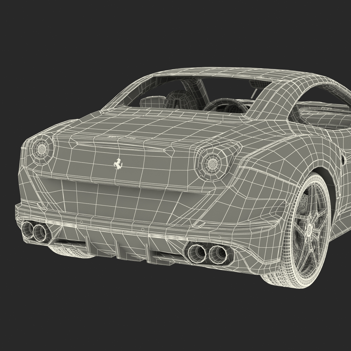 3D model Ferrari California T 2015