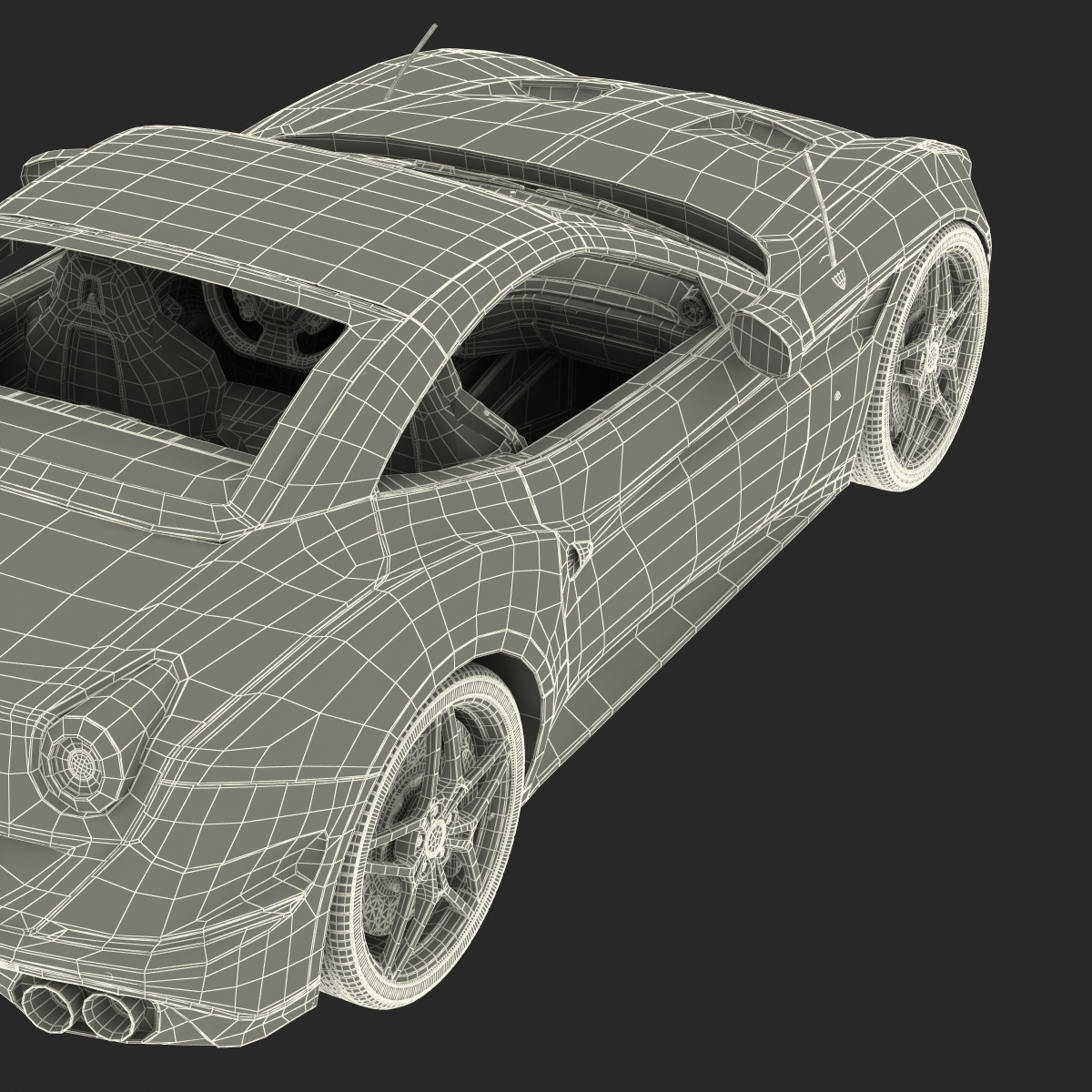 3D model Ferrari California T 2015