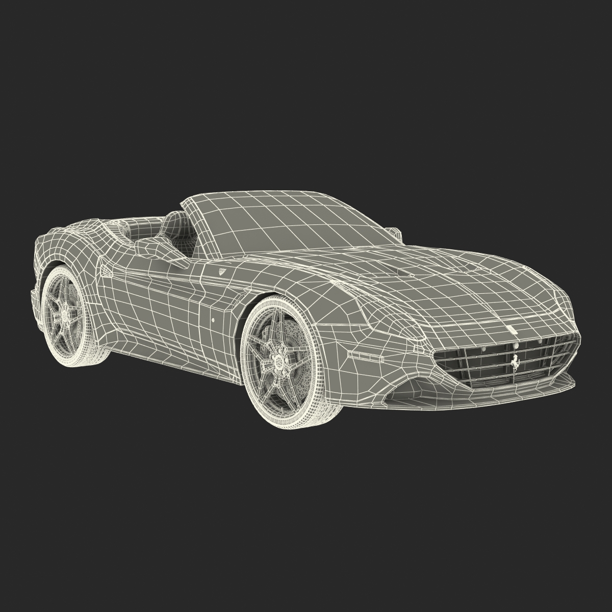 Ferrari California T 2015 Roadster 3D model