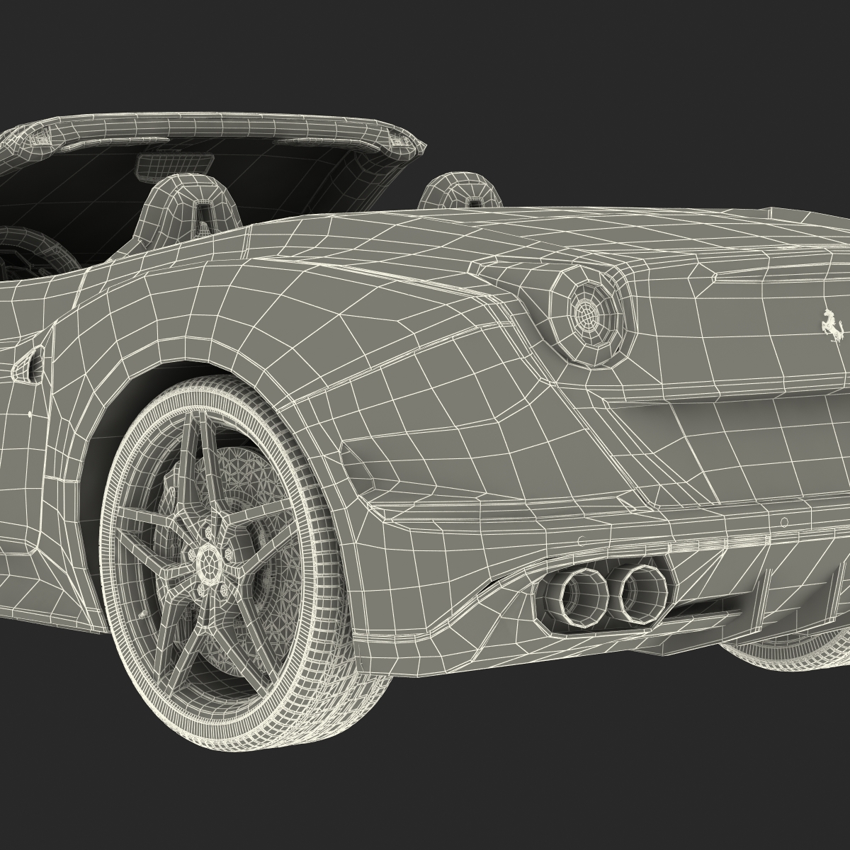 Ferrari California T 2015 Roadster 3D model