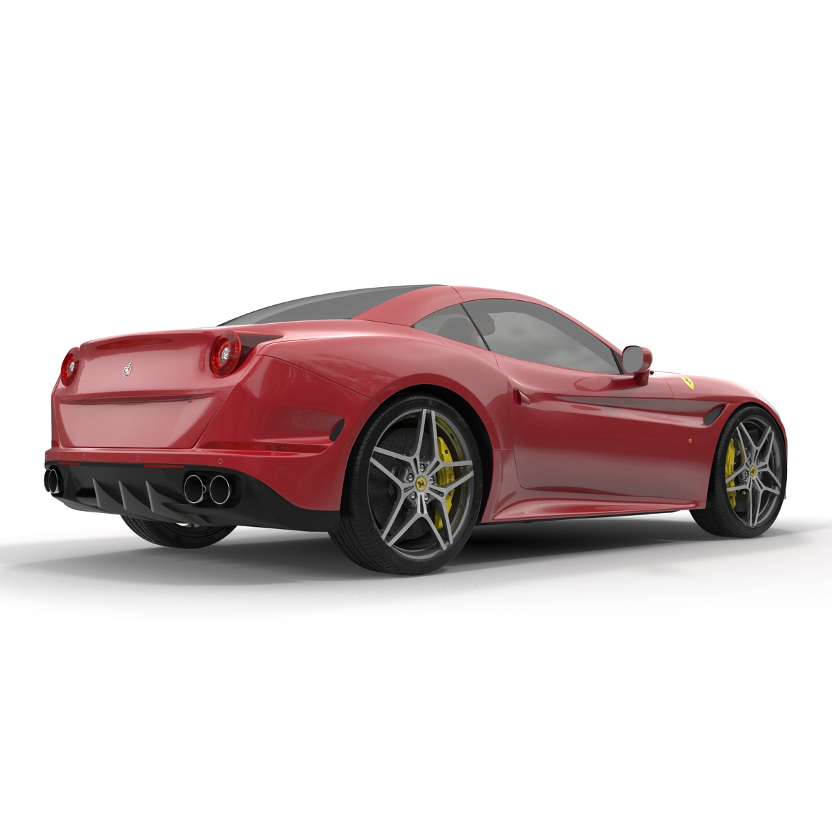 3D Ferrari California T 2015 Simple Interior