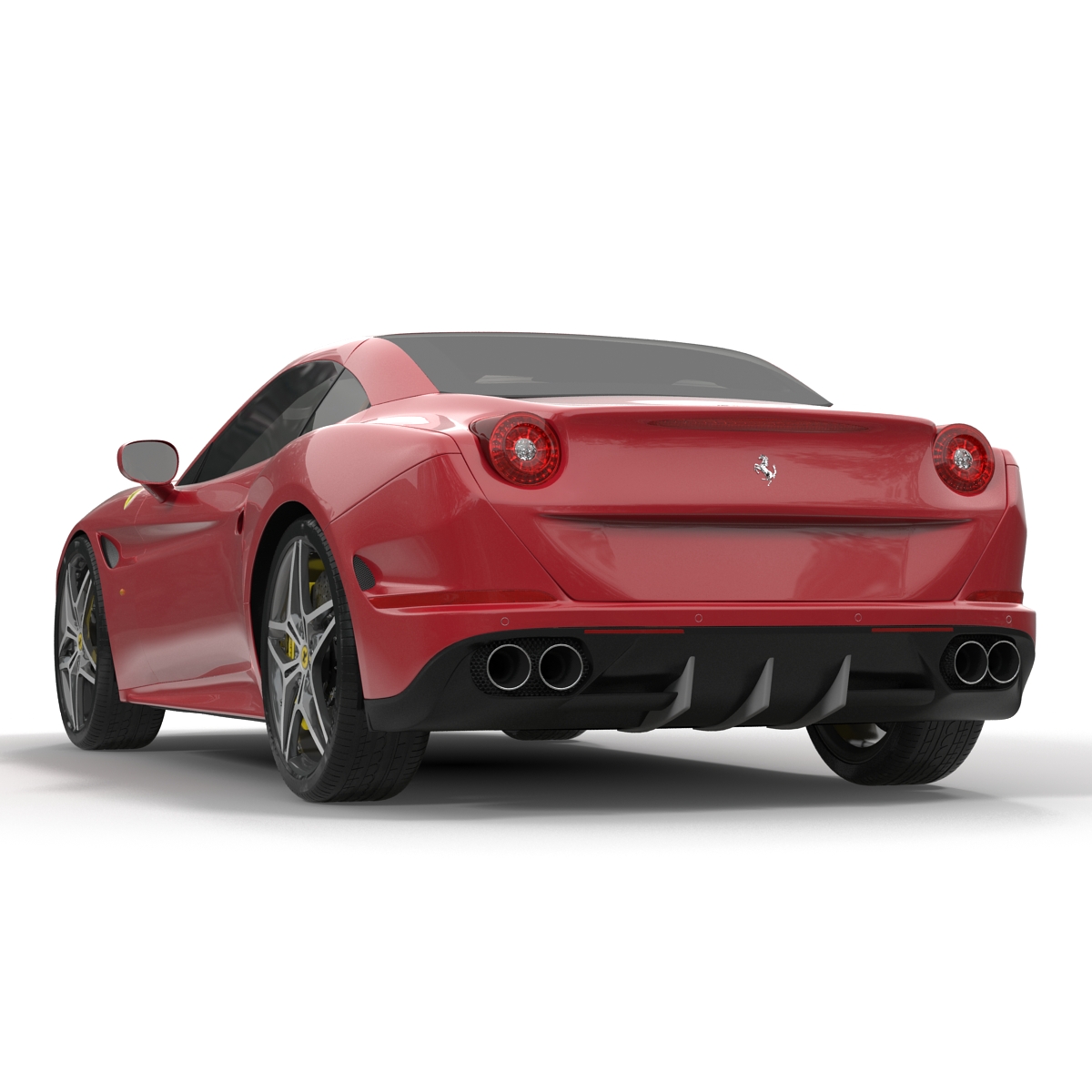 3D Ferrari California T 2015 Simple Interior