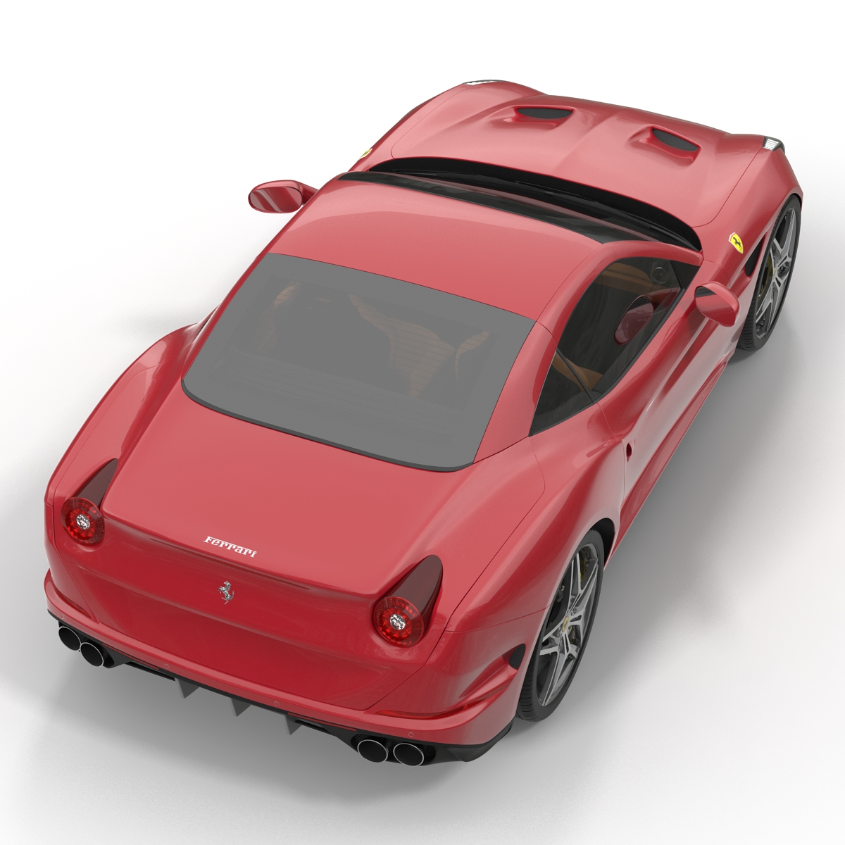 3D Ferrari California T 2015 Simple Interior