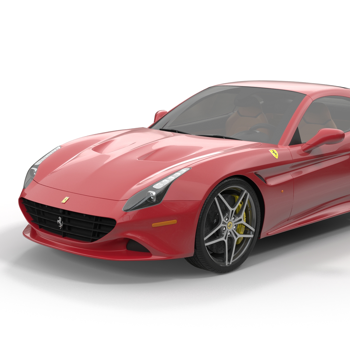 3D Ferrari California T 2015 Simple Interior