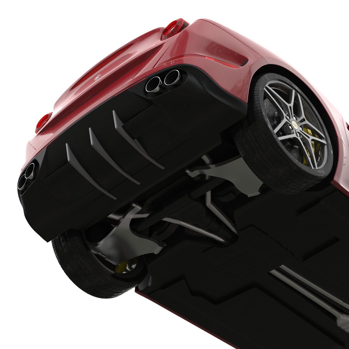 3D Ferrari California T 2015 Simple Interior