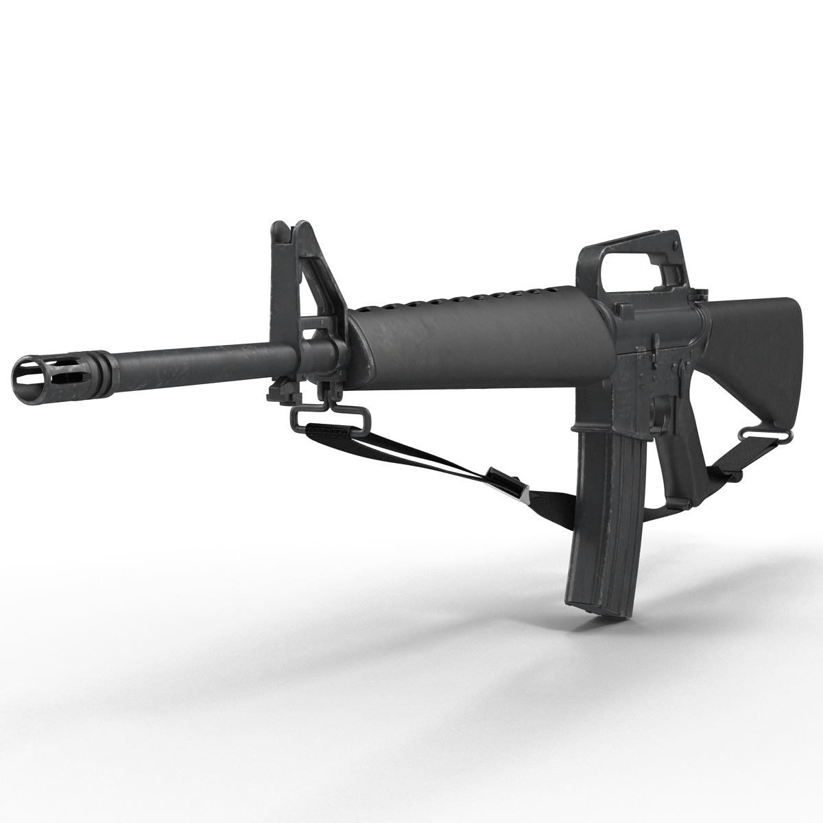 Assault Rifle M16 3 3D model