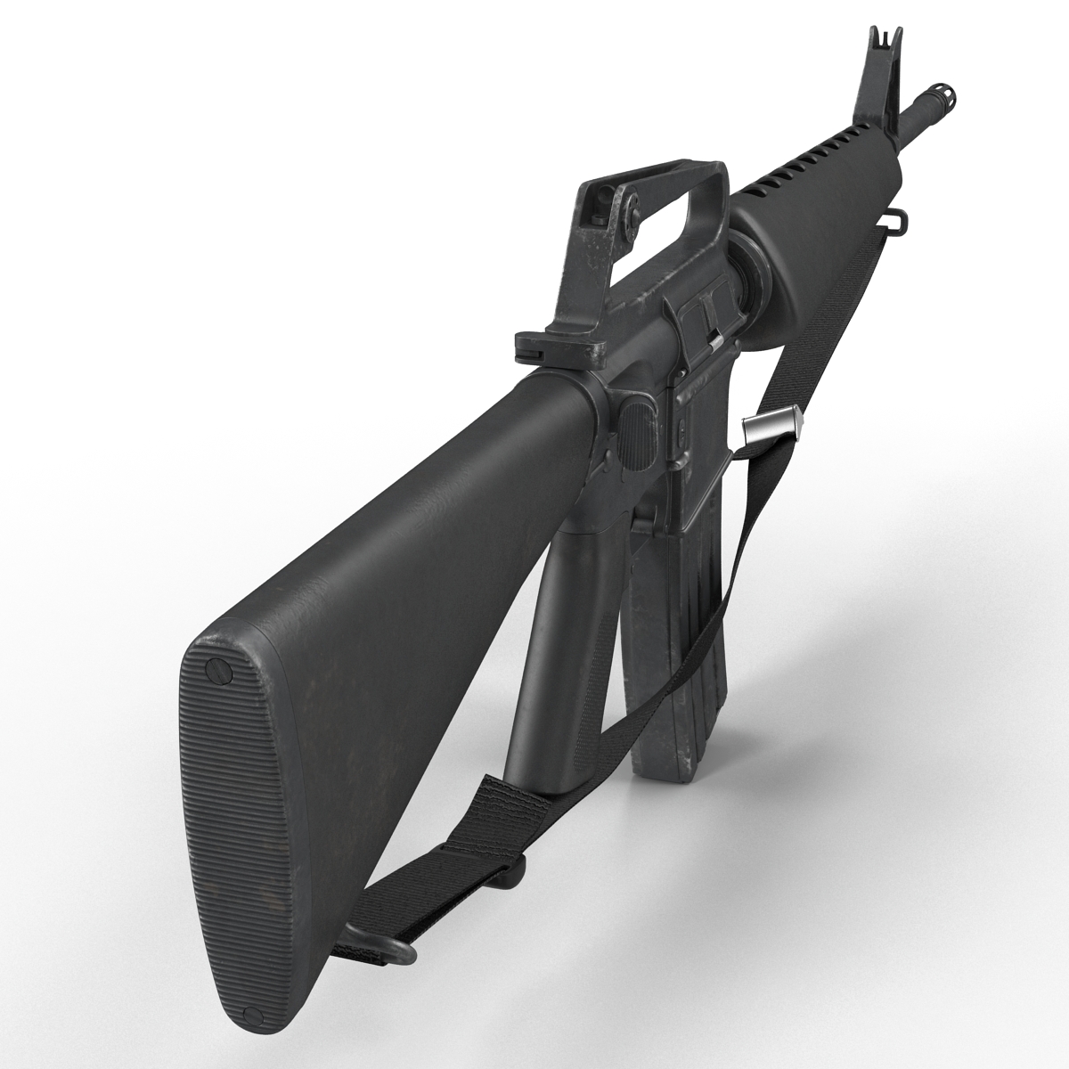 Assault Rifle M16 3 3D model