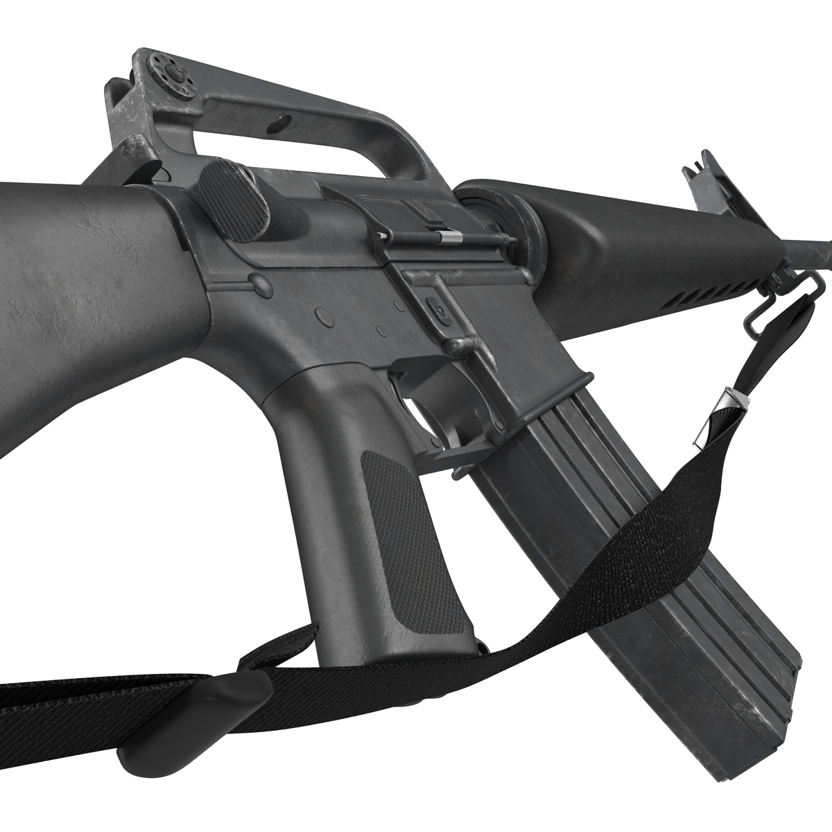 Assault Rifle M16 3 3D model