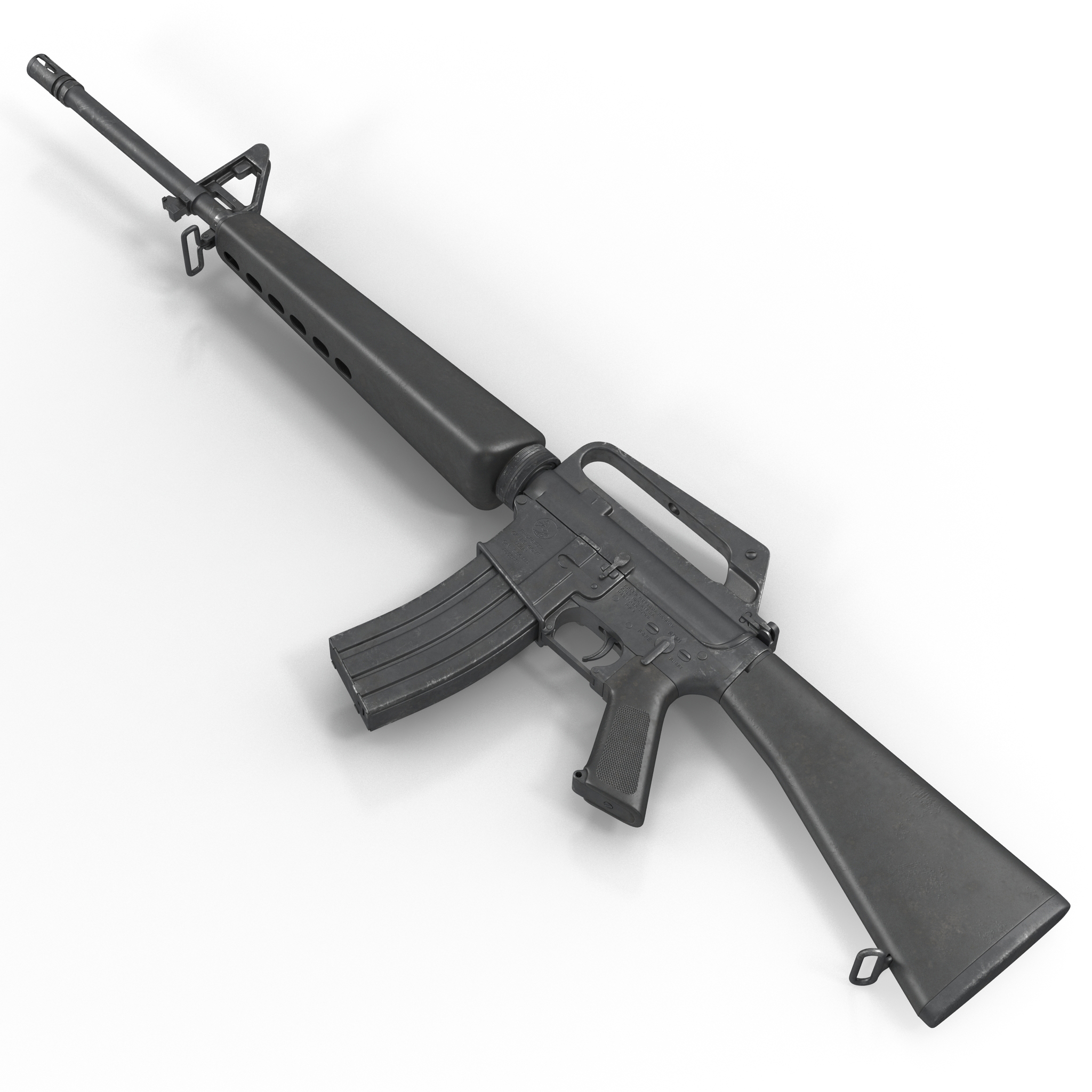 Assault Rifle M16 4 3D model