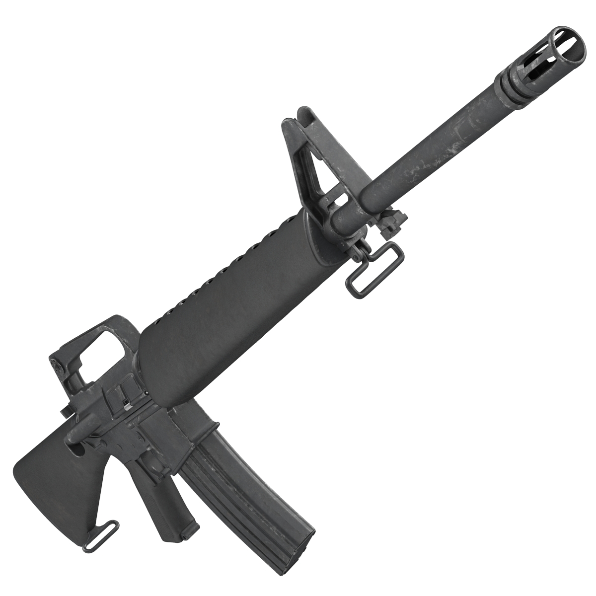 Assault Rifle M16 4 3D model