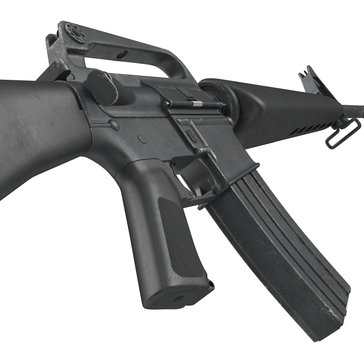 Assault Rifle M16 4 3D model