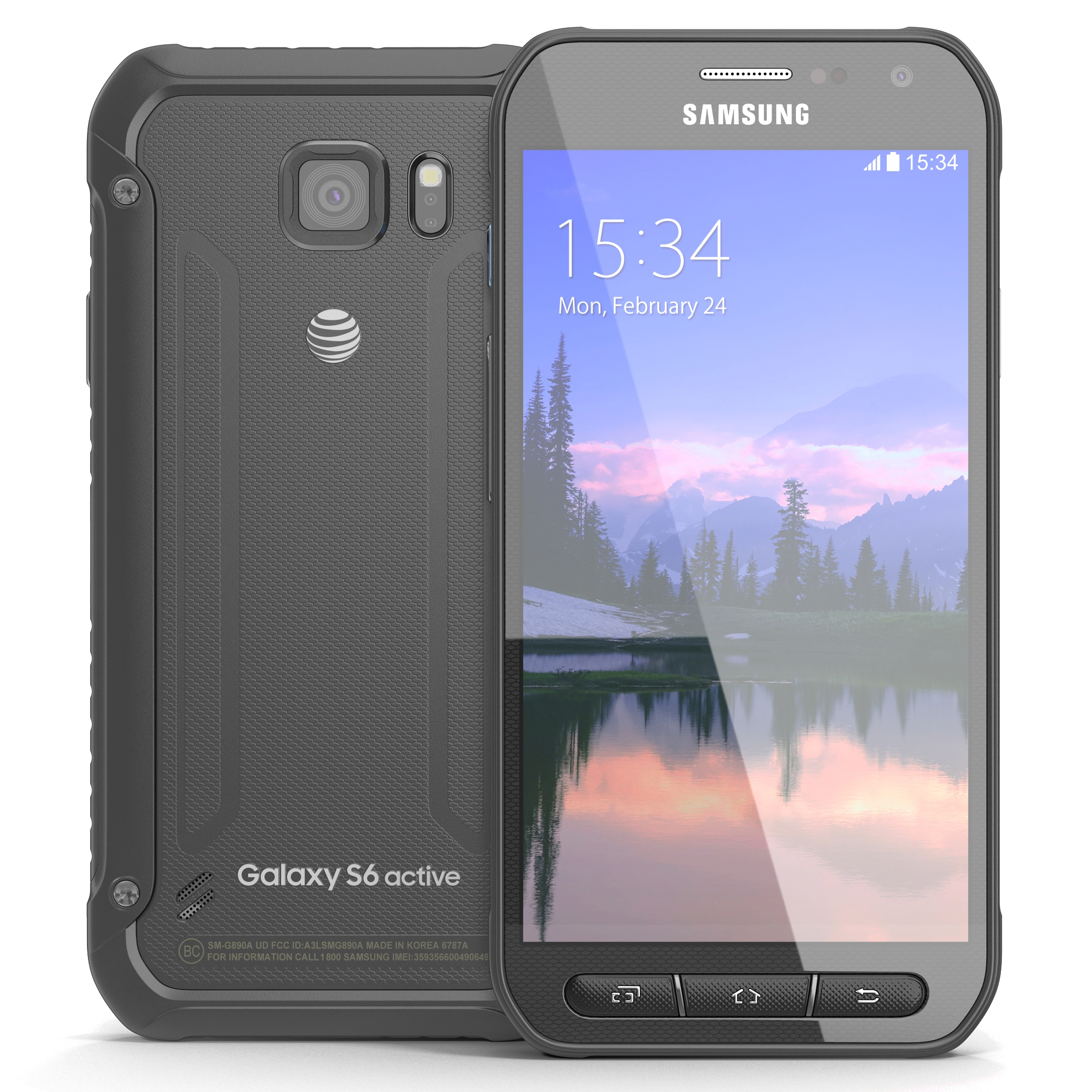 Samsung Galaxy S6 Active Gray 3D model