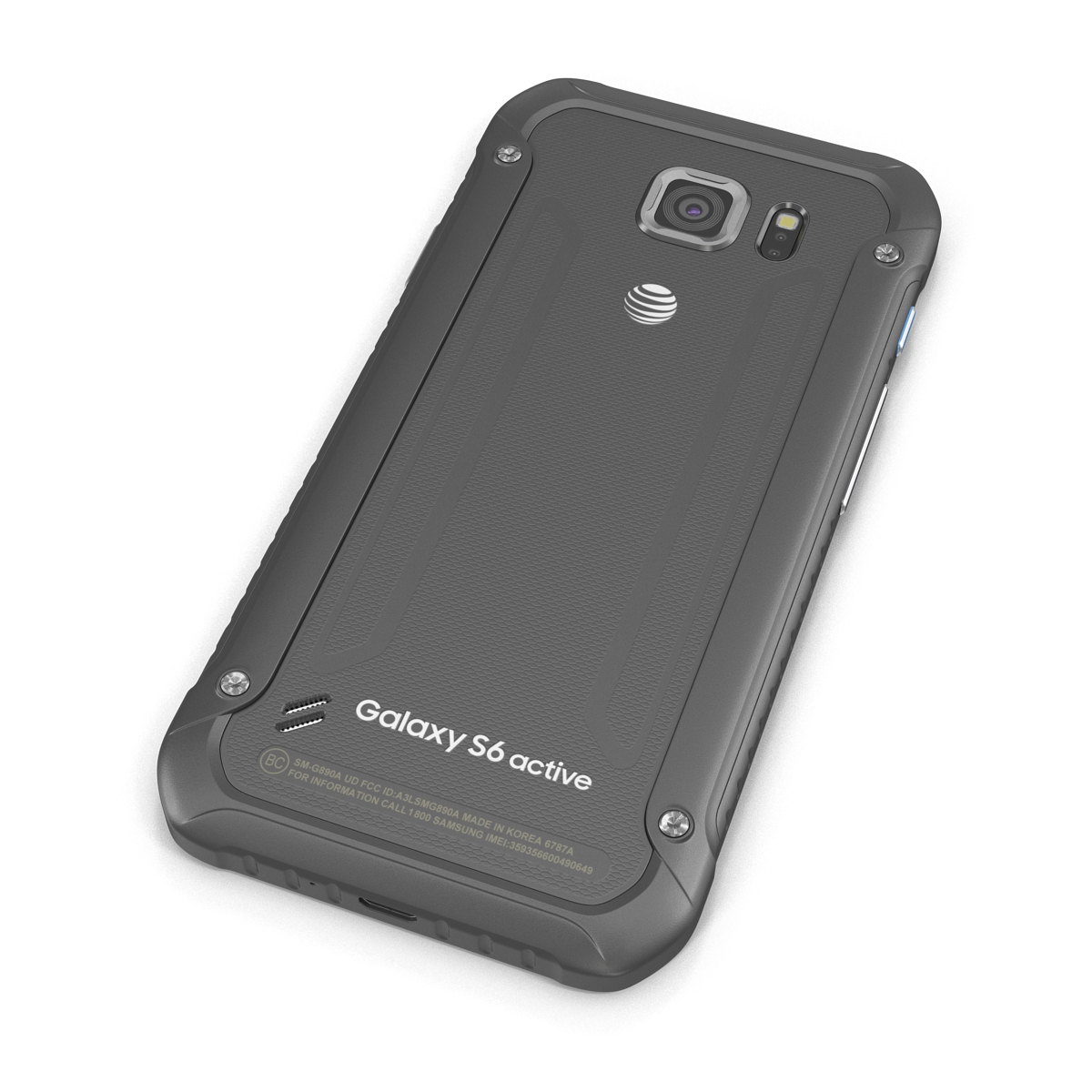 Samsung Galaxy S6 Active Gray 3D model