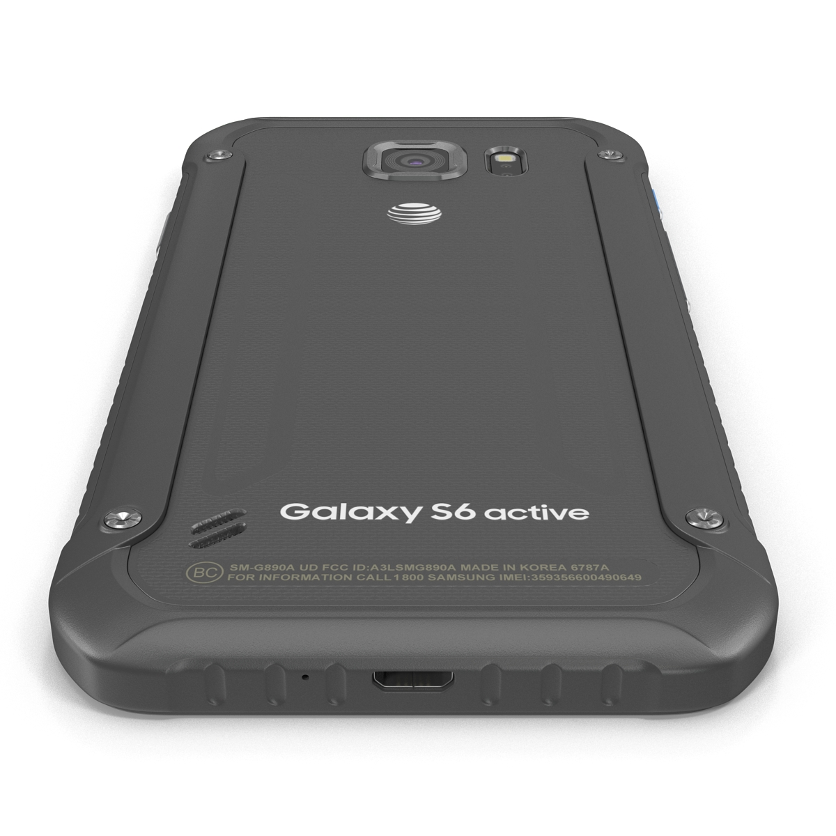 Samsung Galaxy S6 Active Gray 3D model