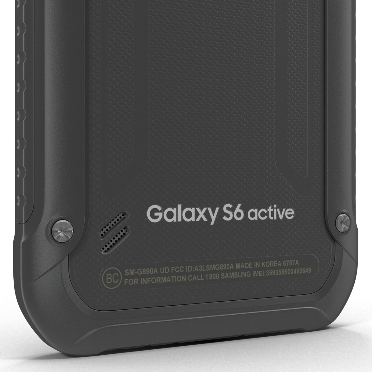 Samsung Galaxy S6 Active Gray 3D model