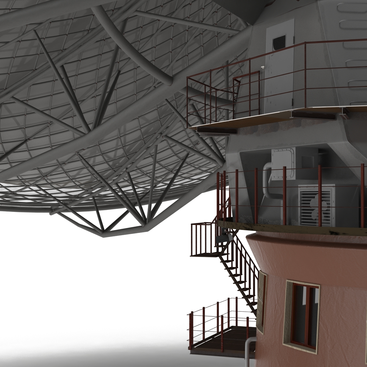 3D model Radio Telescope